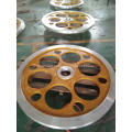 Aluminum pulley wheel sand casting